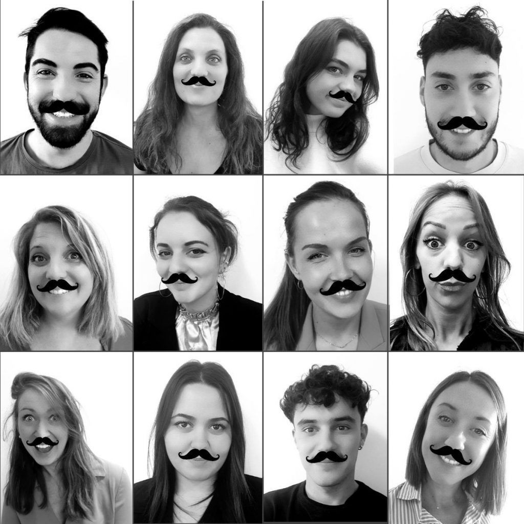 Equipe lyonnaise avec moustache_movember